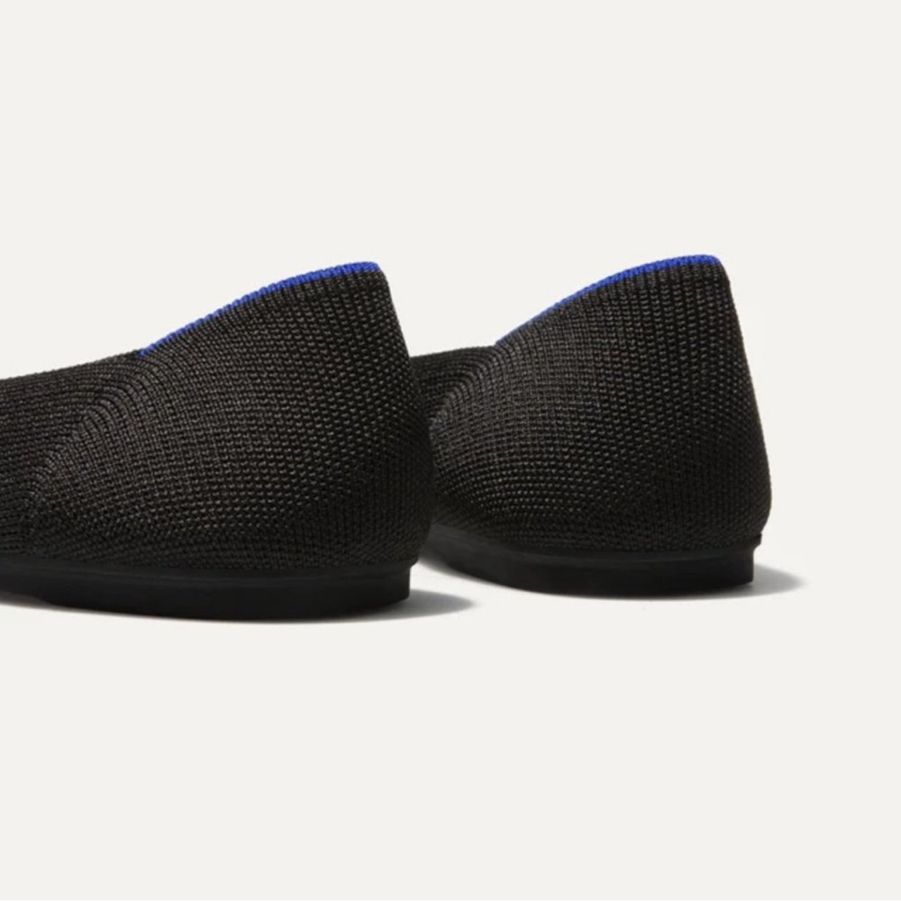 Rothys black rounded toe flat - Picture 3 of 10